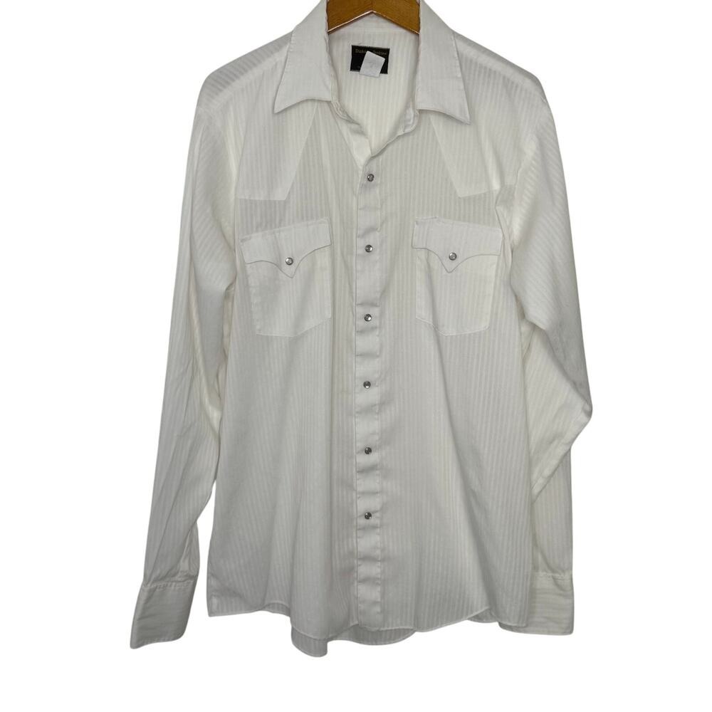 Vintage Dickson-Jenkins Western shirt Mens XL‎ White